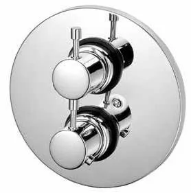 Kaja Ipuri-Unterputz-Thermostat-Fertigmontage-Set m. Absperr-/2-Wege-Umstellgriff 34555-C