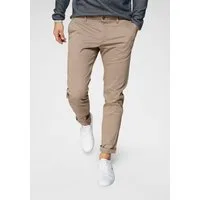 Jack & Jones Chinohose JJIMARCO mit Badge und hohem Tragekomfort unifarben, modisch, slim fit, Baumwollmischung