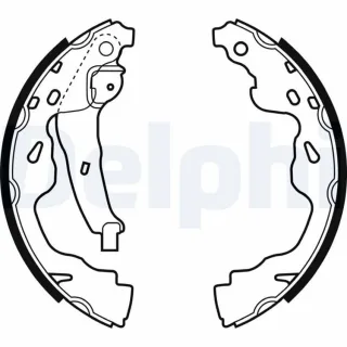 Delphi Bremsbacken hinten Citroen Opel Peugeot Suzuki Toyota