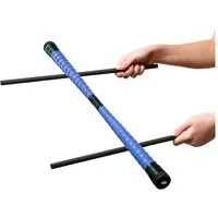 Sport-Thieme Spiel Devil-Stick, Stabiler Holzkern mit Textilband dekoriert
