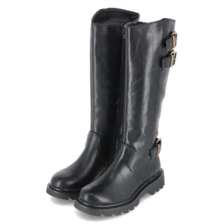 Tamaris Bikerstiefel - Gr. 36 - Schwarz - Synthetik