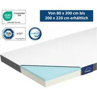 Genius, Topper EaZzzy Topper Classic 100*200*7 cm, 7 cm hoch, Klimaband, OptiAir-Steppung, OEKO-TEX® Standard 100 