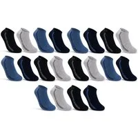 sockenkauf24 Sneakersocken 8 I 12 I 20 Paar SPORT Sneaker Socken Herren Baumwolle (16777, 20-Paar, 35-38)