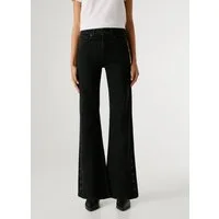 Pepe Jeans High-waist-Jeans WILLA BLK Flare Leg, mit dekorativen Nieten