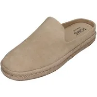 TOMS SANTIAGO MULE Espadrille Almond Suede