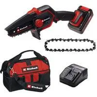 Power X-Change Akku-Astkettensäge GE-PS 18/15 Li Bag Kit, 18Volt, Astsäge schwarz/rot, Li-Ionen Akku 2,5Ah