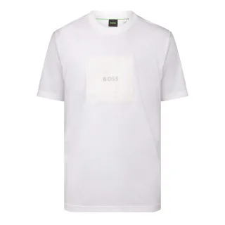 Boss - T-Shirt für Herren, Jersey, Regulär (Weiß)