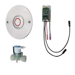 KWC Aquarotter Duscharmatur, AQUATIMER, Hw.-Mont., elektronisch, o. Mischung, 24 VDC, 2000104291 2000104291