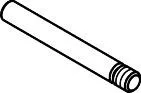 Hansgrohe Zugknopf Axor Massaud Wannenrand-/ Fliesenrandarmatur F-Set chrom, 98707000 98707000