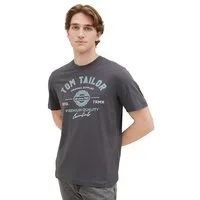 TOM TAILOR T-Shirt mit großem Logofrontprint