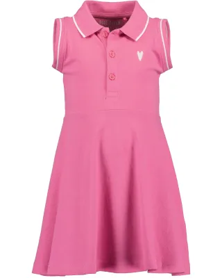 Blue Seven - kl Md Shirtkleid, Polokragen rosa - Gr. - 92