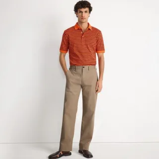 Chino-Hose im Straight Fit, Herren,  Beige, by Lands' End