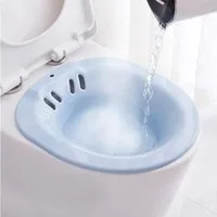 TUWENA Bidet Badewanne, Waschschüssel mit Abflussloch für einfache Reinigung