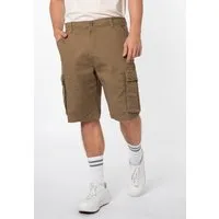 SUBLEVEL Shorts Herren Cargoshorts Kurze Stretch-Twill-Shorts, Cargotaschen
