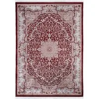 Mazovia Orientteppich Orientalisch Vintage Teppich Traditioneller Orient Teppich, 80 x 150 cm, Kurflor, Waschbar in Waschmaschine, Höhe 5 mm, Rutschfest