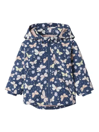 NAME IT - NBFMAXI LI JACKET AOP sargasso sea - Gr. - 68