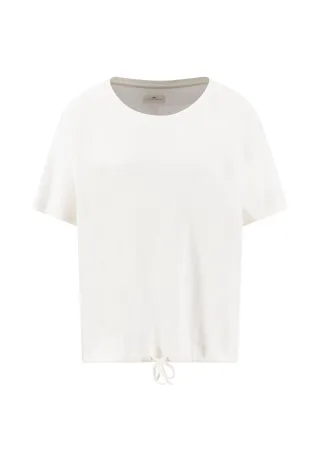 FYNCH-HATTON - T-SHIRT BIND SOLID STRUCTURE milk - Gr. - XL