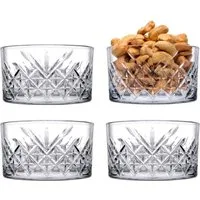 Pasabahce Schnabelbecher Pasabahce 530040 Timeless Dessertschalen aus Glas 4 tgl. Set Ø 9 cm