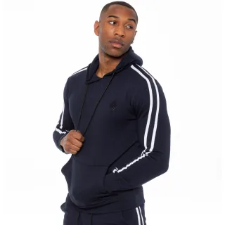 Gestreifter Herren Pullover Hoodie