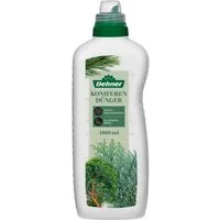 Dehner Blumendünger Koniferendünger, hochwertiger NPK-Dünger, 1 l, für ca 100 l, 100 l Gießwasser, Flüssigdünger, organisch mit Spurennährstoffen