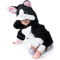 Corimori Strampler Flauschiges Katzen-Kostüm für Babies, Neugeborene,  Karneval Fasching (1-tlg) Strampler, Fasching, Kigurumi, Tierkostüme, Babys, Katze "Balou"