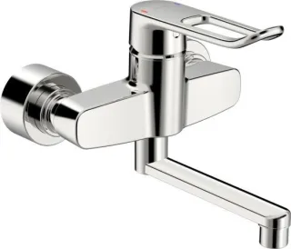 Hansa Waschtischarmatur HANSACLINICA 0151 Bügelh. Bed.he. lang Ausld. 227 mm DN15 1516286