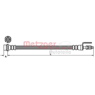 Metzger Bremsschlauch vorne Ford Tourneo Transit 4110436