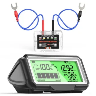 ANCEL BM200 PRO 12V LED Car Battery Tester Monitor Head-Up Display Waterproof SOH SOC Charging Battery Capacity Analyzer