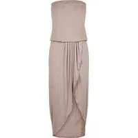 URBAN CLASSICS Shirtkleid Urban Classics Damen Ladies Viscose Bandeau Dress (1-tlg)