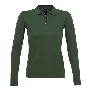 SOLS - "Perfect" Poloshirt für Damen Langärmlig (Flaschengrün)