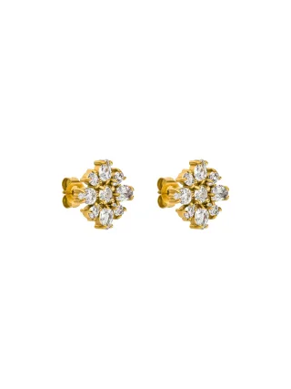 PURELEI Blossom Ohrringe mit Zirkonia Steinen