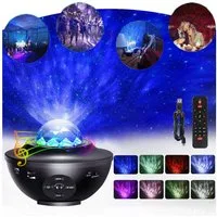 MUPOO LED-Sternenhimmel LED Sternenhimmel Projektor, Galaxie Sternenlicht Projektor lampe, mit Fernbedienung und Timer