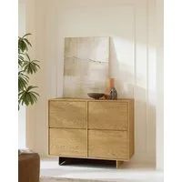 OTTO home Sideboard Tatami, Stilvolle, moderne grifflose Kommode 2 Türen, Breite 111cm, Anrichte mit viel Stauraum, Böden verstellbar, push-to-open-Funktion