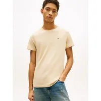 Tommy Jeans T-Shirt TJM ESSENTIAL SOLID mit Rundhalsausschnitt und dezenter Logo-Flag