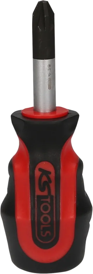 KS Tools ERGOTORQUEplus Schraubendreher, kurz, PZ - 159.1144
