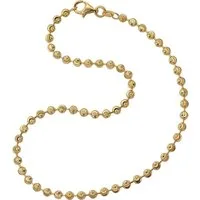 SilberDream Fußkette mit Anhänger SilberDream Moon Fußkette Silber 925, Damen Fußkette Moon aus 925 Sterling Silber, Farbe: gold
