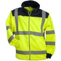 Urgent Winterjacke Fleece Warnjacke Winterjacke Warnschutzjacke Arbeitsjacke Gelb