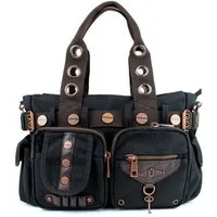 Banned Schultertasche Doom Lagoon Steampunk Schlüsselloch Gothic, Verstellbarer Schultergurt