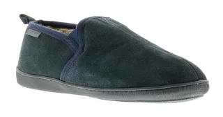 Hush Puppies arnold leder herren hausschuhe navy