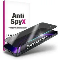 Nalia Schutzfolie Samsung Galaxy A57, ANTISPYX Displayschutz - Blickschutz, Full-Screen & 9H Hartglas