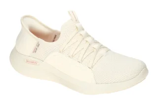Skechers 150353 OFWT Beige Damen Slipper Air Cooled Memory Foam