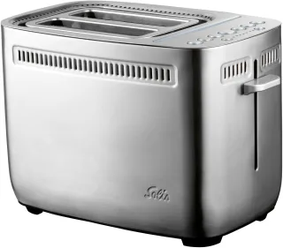 SOLIS OF SWITZERLAND 2-in-1-Toaster "Sandwich Toaster (Typ 8003)" 2 kurze Schlitze 1635 W 2 in 1 Toaster und Sandwichmaker
