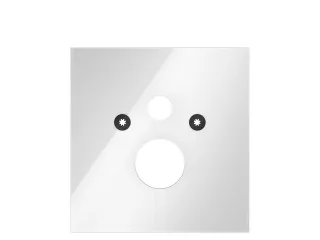 Tece lux WC-Glasplatte Standard-WC, Glas weiß glänzend, 9650100 9650100
