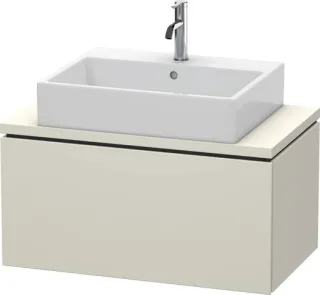 Duravit L-Cube Konsolenwaschtischunterbau wandhängend Taupe Matt 820x477x400 mm - LC580209191 LC580209191