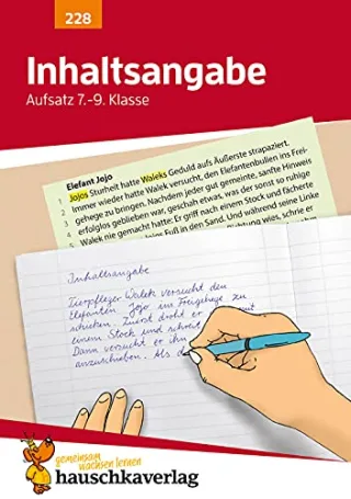 Inhaltsangabe. Aufsatz 7.-9. Klasse [Broschiert] [2006] Gerhard Widmann