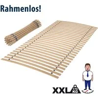 Rollrost Basic Comfort in 90x200 cm und weiteren Größen erhältlich, Jekatex, Kopfteil nicht verstellbar, Fußteil nicht verstellbar, Belastbar bis 170kg