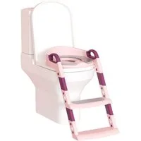 Clanmacy Toilettentrainer Töpfchentrainer WC Sitz Baby Treppe Töpfchen Toilettensitz Kinder, Faltbar