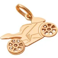 GOLDKLEIN Kettenanhänger Echtgold 14 Karat 585 Gold Motorrad Anhänger, Bestpreis - Damen Herren mit Schmuckbox - Sale 31.08.2026