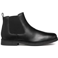 Geox Geox Herren Chelsea Boots GEOX-UOMO CLAUDIO U2658A 00043 C9999 Schwarz Keilstiefel