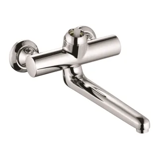 KLUDI PROVITA Wandarmatur-Einhandmischer DN 15 ohne Hebel, Ausladung 325 mm chrom 335370500